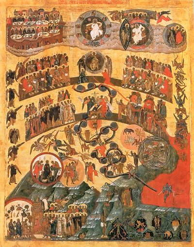 Icono del Juicio Final. Solvychegodsk, siglo XVI