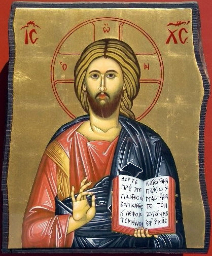 Icono tradiciona de Cristo Pantocrátor